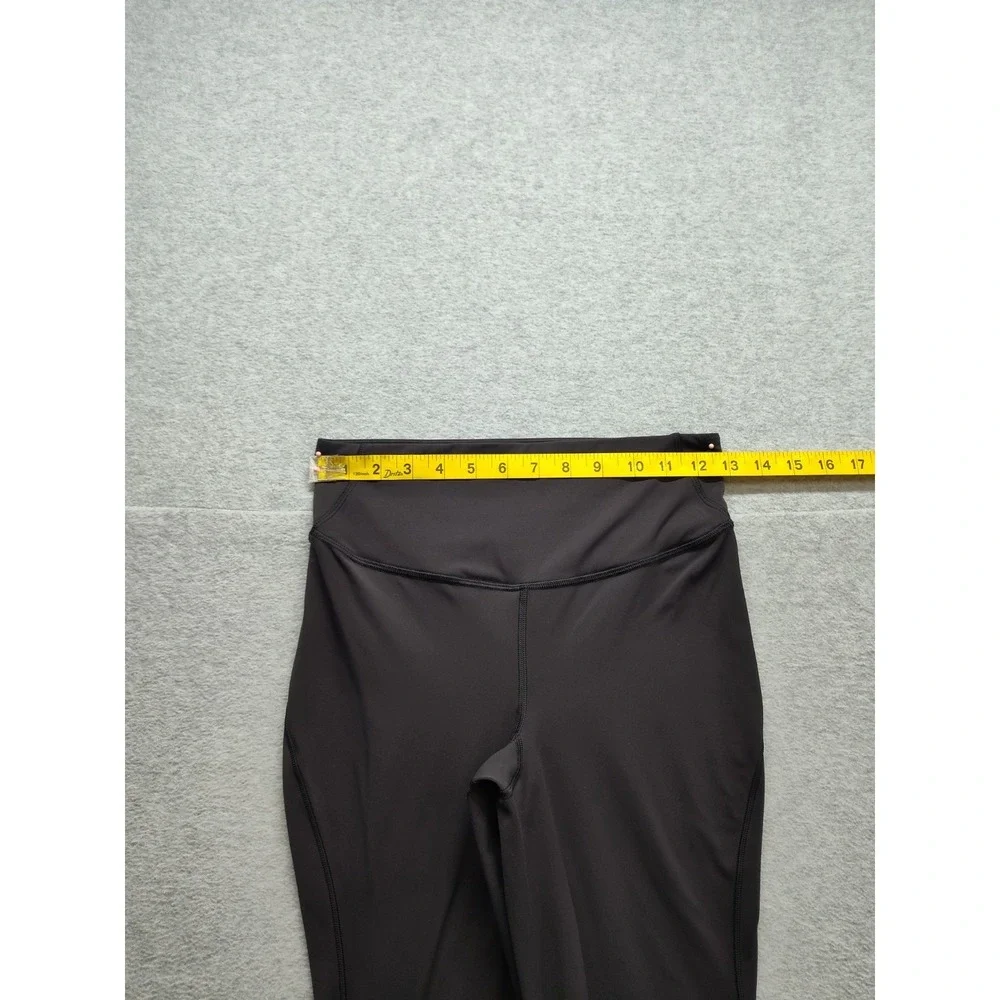 Lululemon Athletica Women Leggings 6 Black Pull‎ On High Waistband Ankle Active
